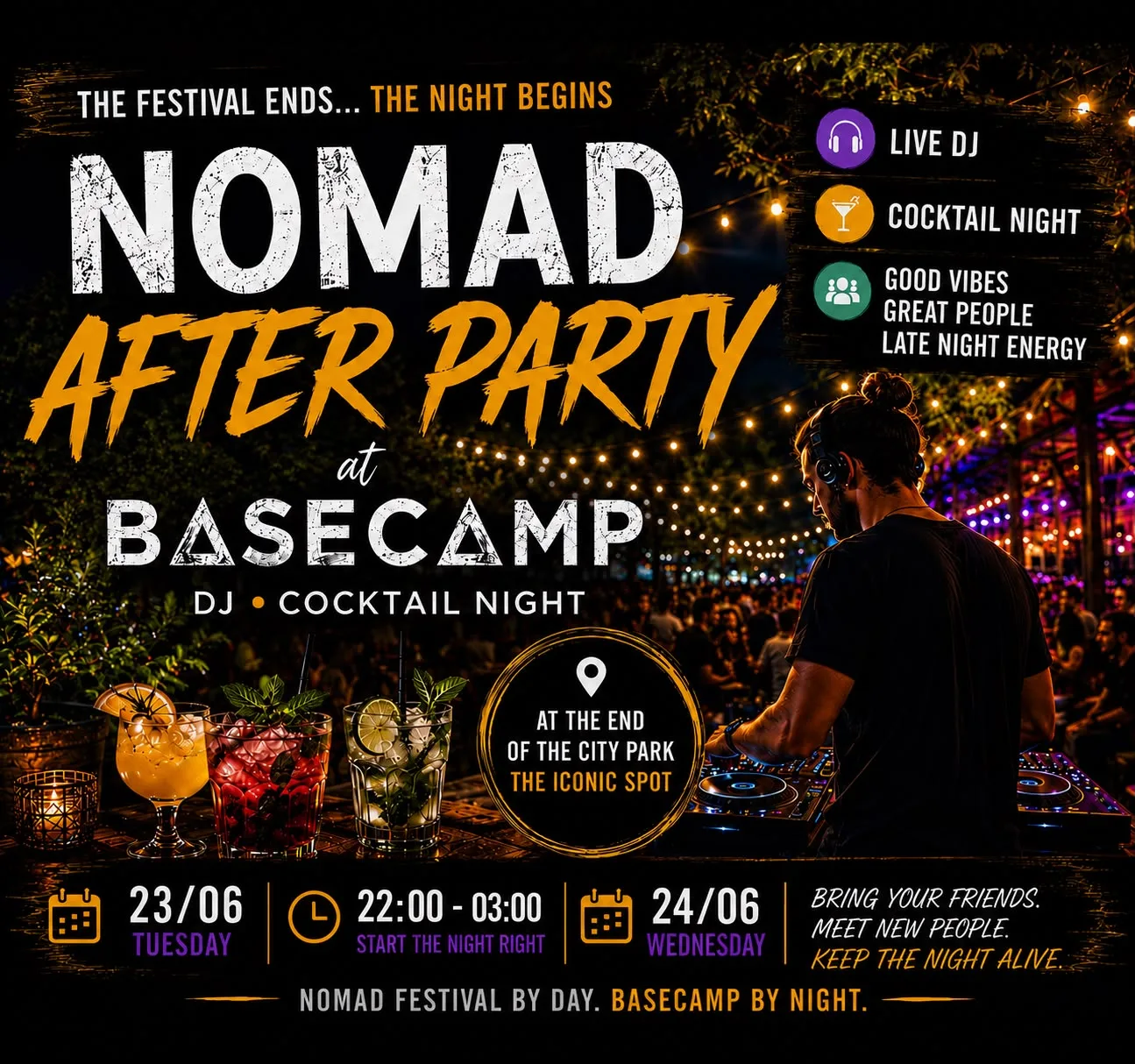 Afterparty at Basecamp
