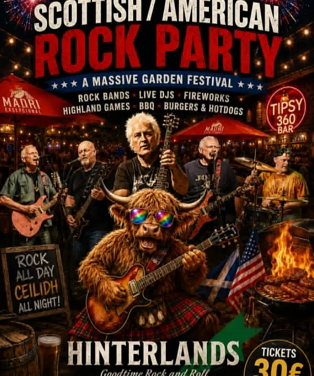 4th of July Scottish/American Rock Party